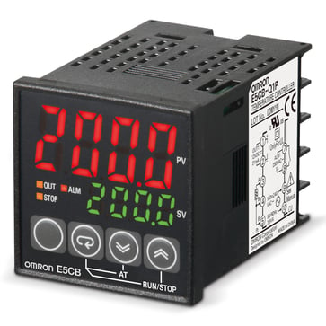 Temperatur regulator, E5CB-R1P 100-240 VAC 352124