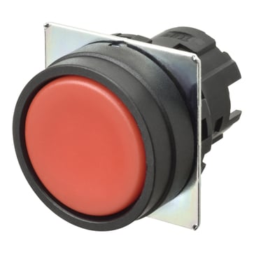 bezel plastic flatmomentary cap color opaque red  A22NZ-BNM-NRA 664957
