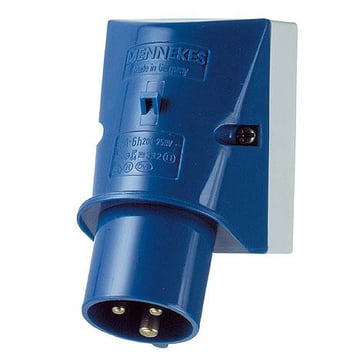 Wall mounted inlet, 32A3p6h230V, IP44 344