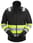 Snickers Hi-Viz Class 1 Full Zip Jacket size S Black\Hi-Viz Yellow 80340466004 miniature
