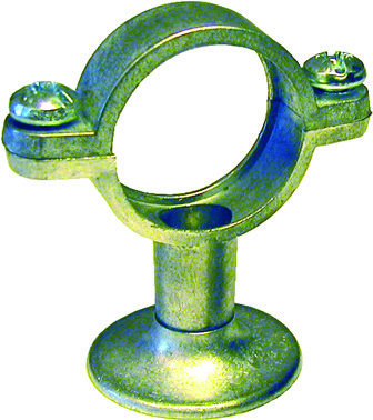 Unite zinc pipe carrier 30 mm x ¾" with wall flange 016534006