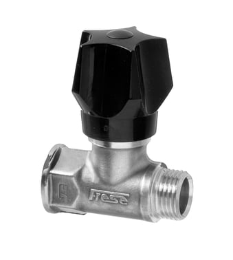 Frese stop valve DN20 m/f raw brass with handle 25-1142