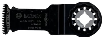 Bosch BIM-dyksavsklinge AIZ 32 BSPB Hard Wood 50 x 32 mm (Blister pk) 2608661630