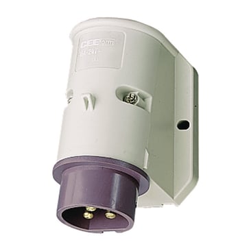 Wall mounted inlet, 32A3p0h, IP44 1975