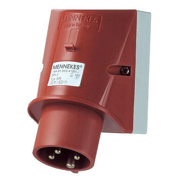 Wall mounted inlet, 32A4p6h400V, IP44 348