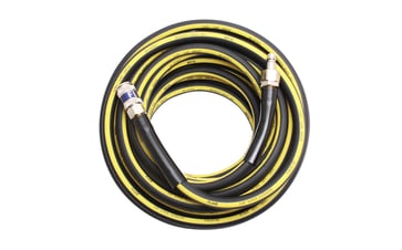 Flex air hose Ø10x15.5mm 10m coupling and adaptor 41410