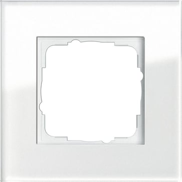 1-modul-ramme Esprit glas hvid 021112