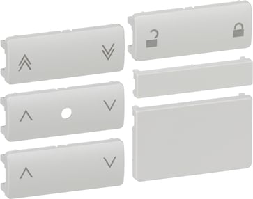 LK FUGA - cover plate for IHC Wireless blinds PB 1 module - light grey 530D5508