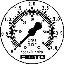 Flg.prec.gauge FMAP-63-4-1/4-EN 162843