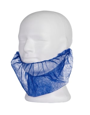PP Beard Masks , navy blue, size 48x24 cm 02040-B