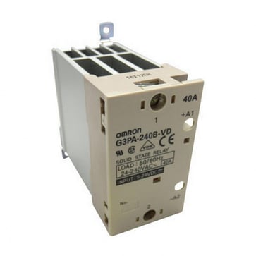 DIN rail/surfacemounting 1-pole 40 A 264VACmax  G3PA-240B-VD DC5-24 BY OMZ 376268