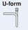 Syphon 910.15 U-form DIN 16282 Form-A Stål G1/2 Nippel - G1/2 Muffe (LH-RH Union) 160 Bar 9091181 miniature
