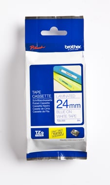 24 mm blue/white tape TZE253