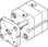 Festo Kompaktcylinder ADNGF-20-30-PPS-A 577212 miniature