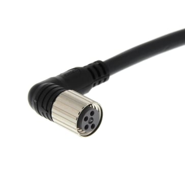 90º  female connector IP67 standard cable 2m  XS3F-M422-402-A 107538
