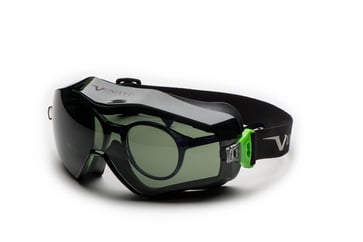 Univet Next Generation Goggle 6X3 Green frame w. toned lens 6X3.00.00.05