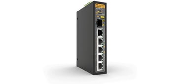 Industrial unmanaged PoE+ switch AT-IS130-6GP-80 AT-IS130-6GP-80