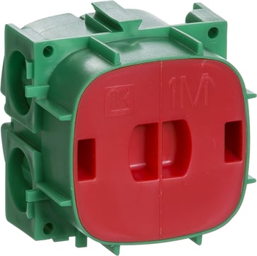 Fuga box build-in 1 module, green 504D0221