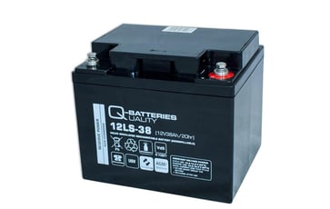 Q-Batteries 12V-38Ah blybatteri 197X165X170 100030957