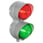 Traffic light with two modules 120-240V AC 69787 miniature