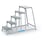 Aluminium machine step stool 1,00 m, 5 steps 40035 miniature