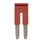 Cross bar for terminal blocks 2.5mm² push-in plusmodels 2 poles red color XW5S-P2.5-2RD 670009 miniature