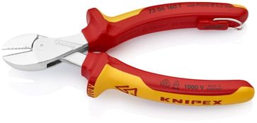 KNIPEX X-Cut kompakt skævbider m/faldsikring 1000V 73 06 160 T