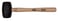 Bahco Rubber Mallet with Wooden Handle 65mm 3625RM-65 miniature
