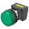 M22N Indikator, Plastic flad ætset, Green, Green, 220/230/240 VAC, push-in terminal M22N-BC-TGA-GE-P 672607 miniature