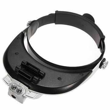 Head magnifier w/LED light and 5 exchangeable lenses 15405335