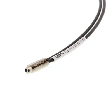 Fotoaftaster, fibersensor hoved, diffus, M6, høj flex, 2 m kabel E32-D11R 2M 412734