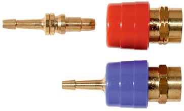 Quick coupling without hose fitting, Acetylene and Hydrogen, Hose fitting (male) Ø 80 mm 300859