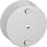 Clip-on rose round Ø 80 mm 4-inputs + earth, light grey 182A5063 miniature