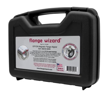 FLANGE WIZARD Magnetisk Flangejusterings sæt med vaterpas, magnet og centerkegler 35171125
