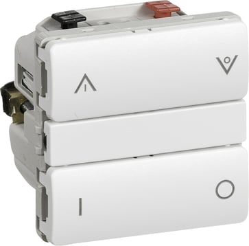 IHC Wireless - dimmer + push-button - 1 module white 505D6101