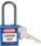 Padlock Safety Padlocks - Compact. Blue, aluminum 814124 miniature