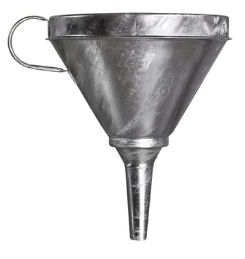Iron funnel with strainer Ø 300mm 48238