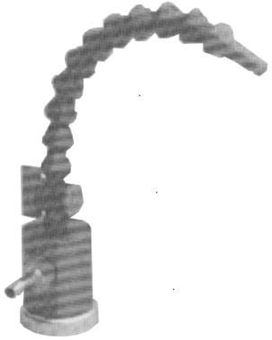 Magnetfod med slange loc-line 1/4" med 1 udgang LO414-M3