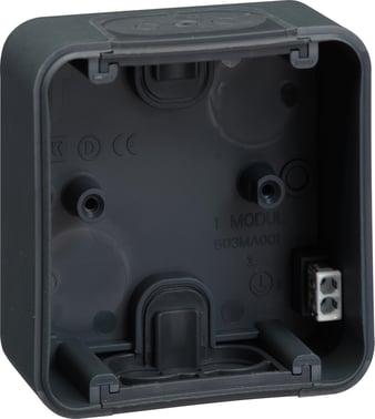 OPUS® 74 surface box 1 module, anthracite 523M8011