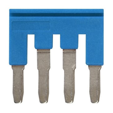 Cross bar for klemrækker 4 mm ² push-in plus modeller, 4 poler, blå farve XW5S-P4.0-4BL 669957