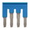 Cross bar for terminal blocks 4mm² push-in plusmodels 4 poles blue color XW5S-P4.0-4BL 669957 miniature