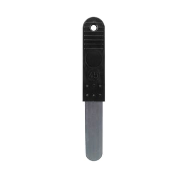 Søgerblad 0,45 mm med plastik håndtag (sort) 10590045