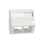RJ45 Double ctr Plate DPM inclined white NU942418 miniature