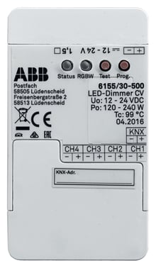 ABB KNX LED-lysdæmper, 1/4 kanal 6155/30-500 2CKA006151A0254