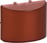OPUS 66 indsats kombi lampeholder glas for E14-lampeholder, rød 500N0032 miniature
