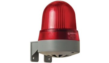 LED/summerkombination vægmontering 92 dB Rød 230 VAC, Type:42211068 133-66-467