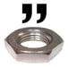 Thin nuts DIN 439 imperial stainless steel A2