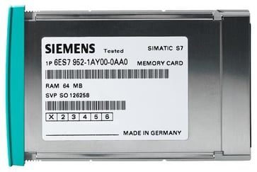 Simatic s7, ram memory card 6ES7952-0AF00-0AA0 6ES7952-0AF00-0AA0