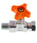 Gauge valve 1/4" female for gauge x R1/4" male 59981183 miniature