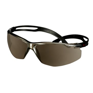 3M SecureFit 500 beskyttelsesbriller sort sølv spejlrefleks linse 7100243963